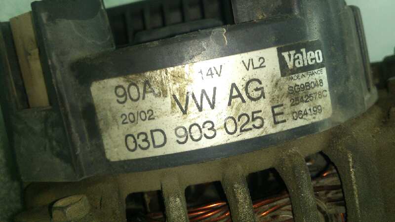 ALTERNADOR VOLKSWAGEN POLO AZQ