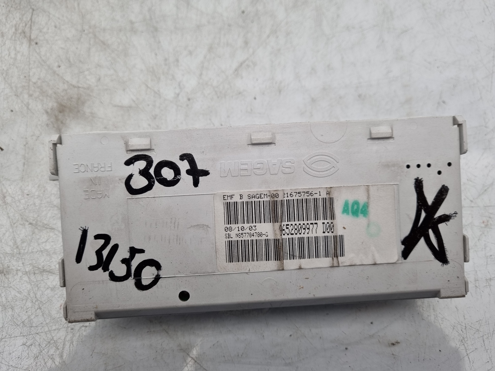 PANTALLA MULTIFUNCION PEUGEOT 307 RFN