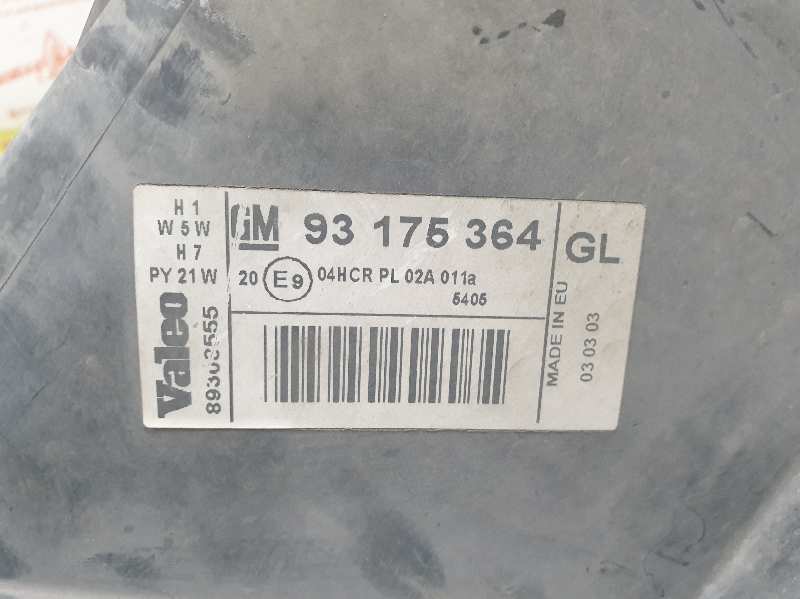 FARO IZQUIERDO OPEL MERIVA Z17DTH