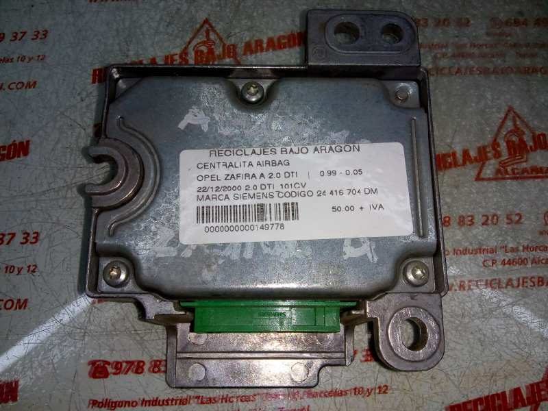 CENTRALITA AIRBAG OPEL ZAFIRA Y 20 DTH