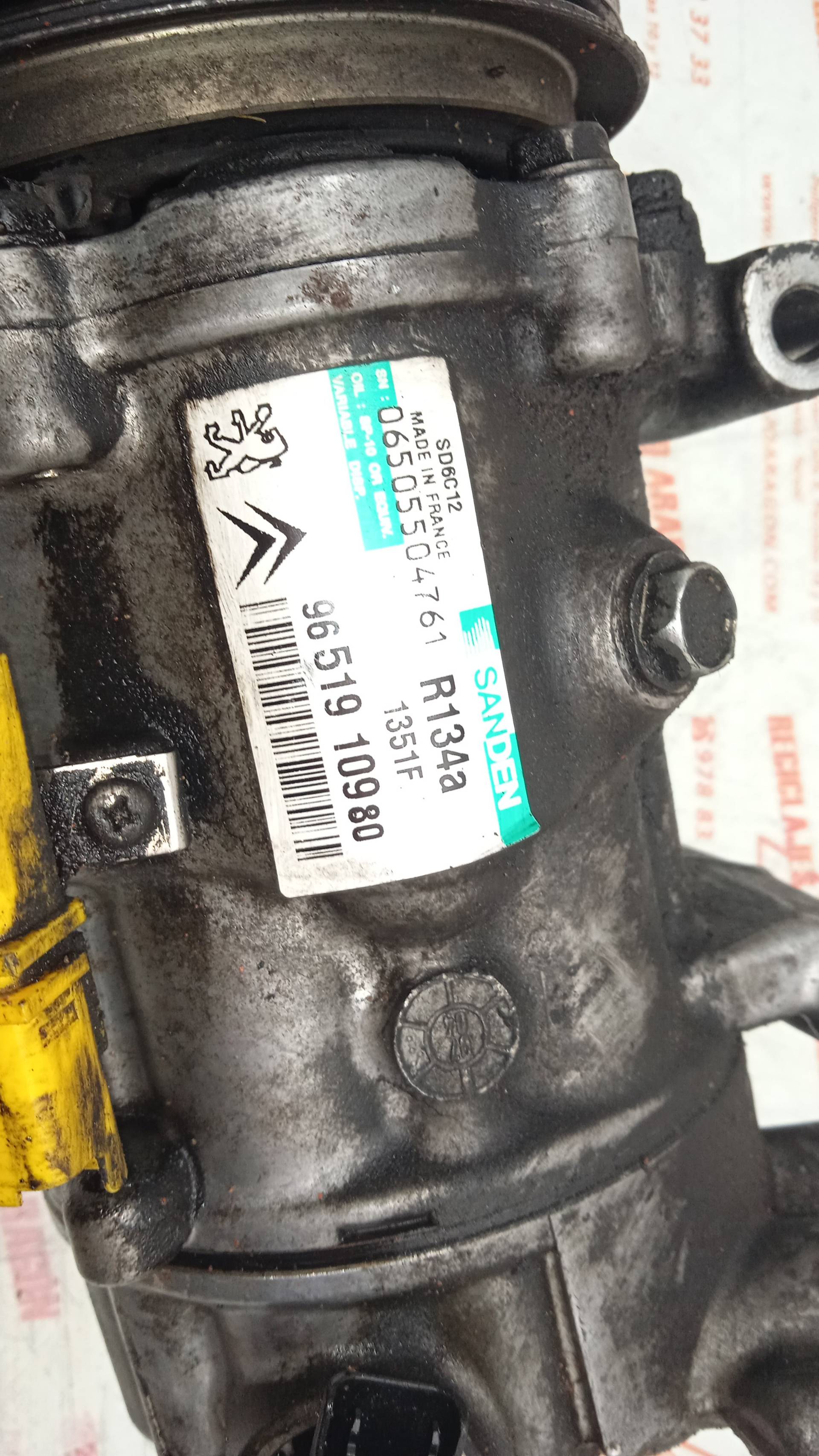 COMPRESOR AIRE ACONDICIONADO CITROEN C4 BERLINA KFU