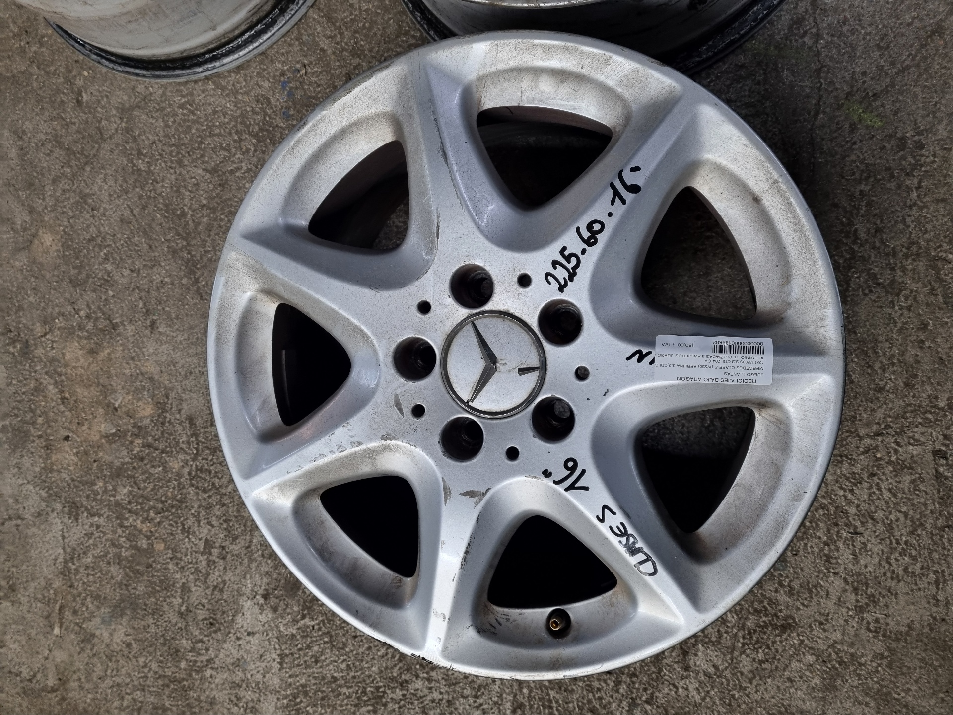 JUEGO LLANTAS MERCEDES-BENZ CLASE S MMB78G2KJ421