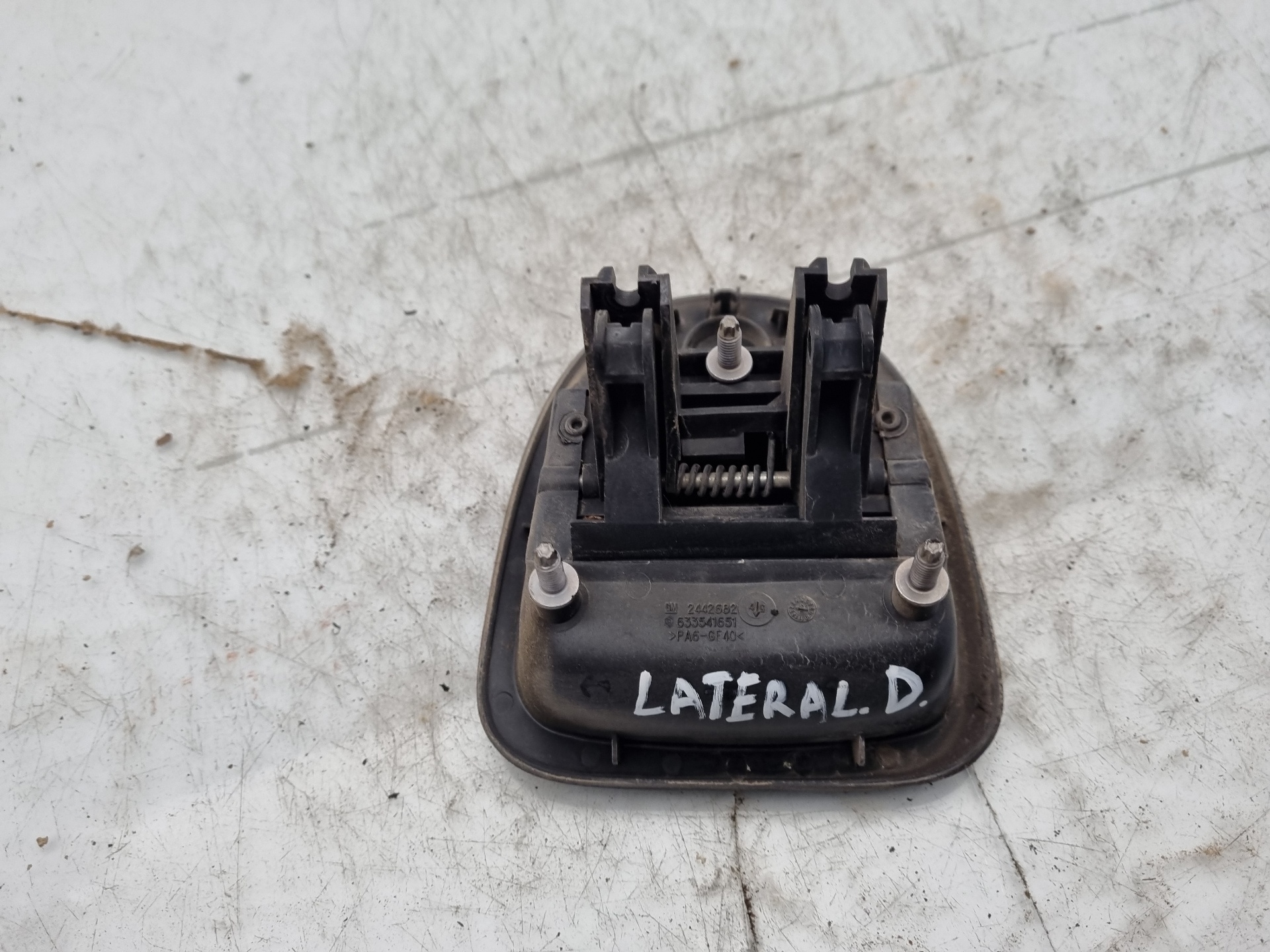 MANETA EXTERIOR LATERAL DERECHA OPEL COMBO Y17DTL