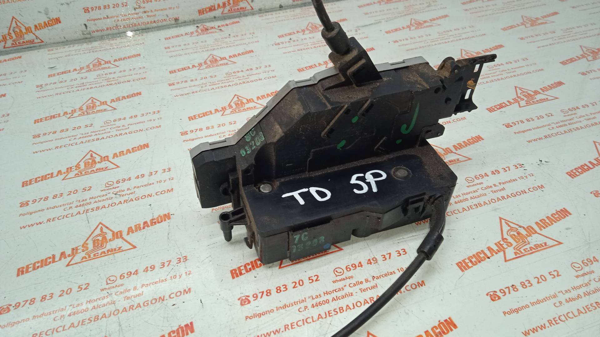 CERRADURA PUERTA TRASERA DERECHA CITROEN C4 9HZ