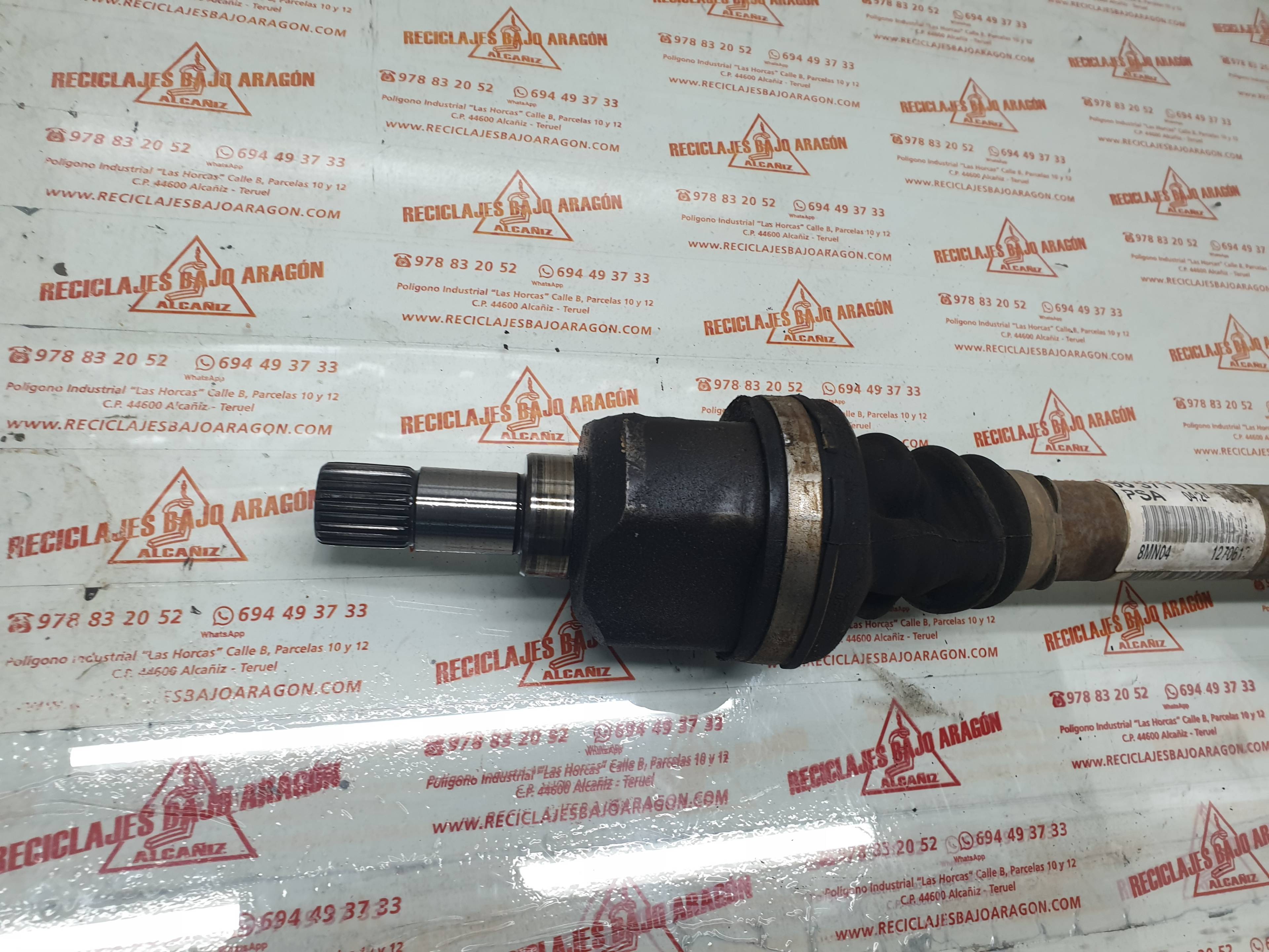 TRANSMISION DELANTERA IZQUIERDA PEUGEOT 307 BERLIN 9HY