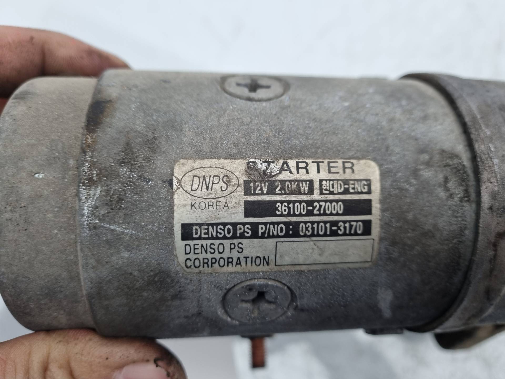 MOTOR ARRANQUE KIA CERATO D4EA