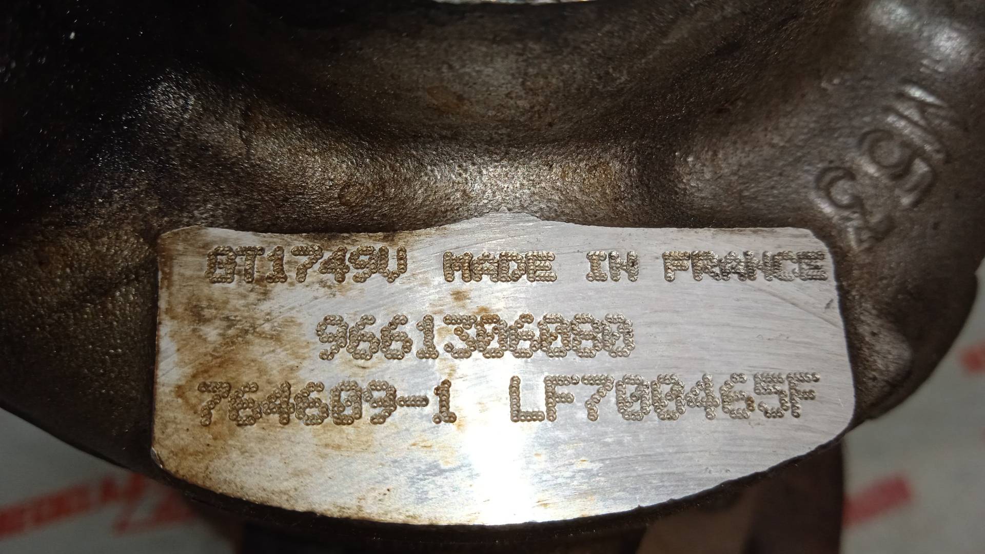 TURBOCOMPRESOR CITROEN C8 RHK