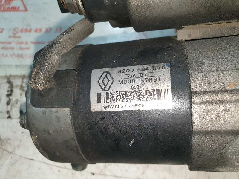 MOTOR ARRANQUE DACIA LOGAN K9K K7