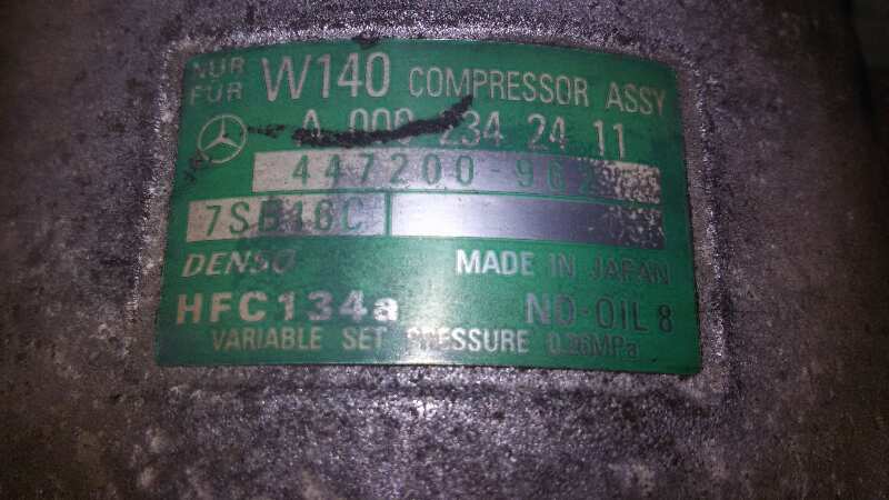 COMPRESOR AIRE ACONDICIONADO MERCEDES-BENZ VITO 601970