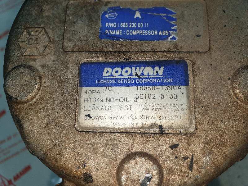COMPRESOR AIRE ACONDICIONADO SSANGYONG RODIUS D27DT