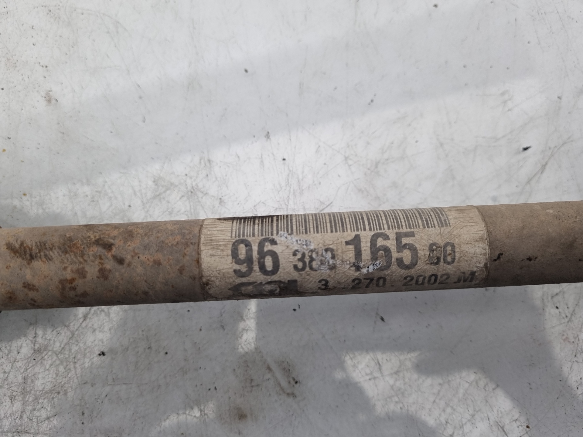 TRANSMISION DELANTERA IZQUIERDA CITROEN C3 KFV