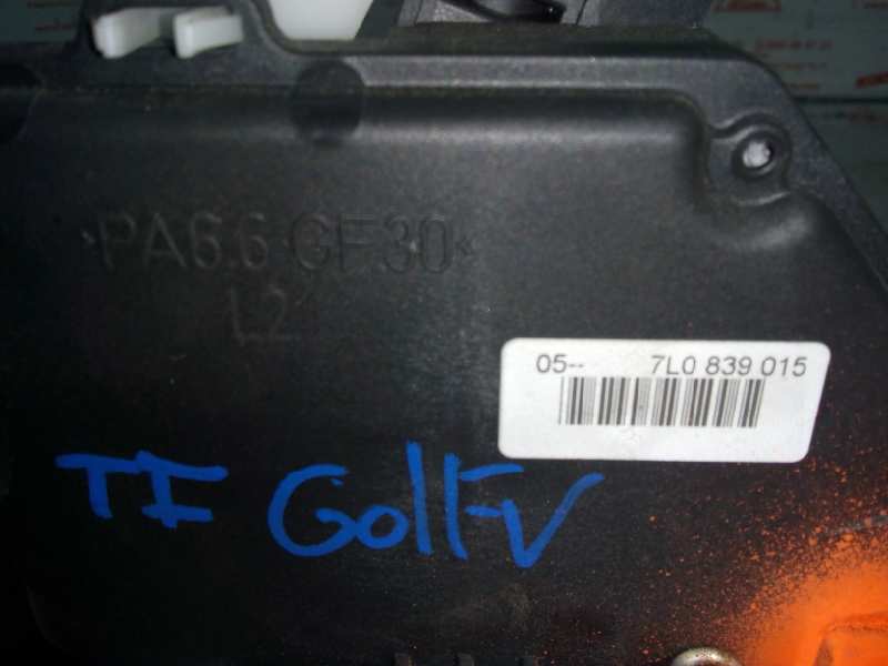 CERRADURA PUERTA TRASERA IZQUIERDA VOLKSWAGEN GOLF BKC