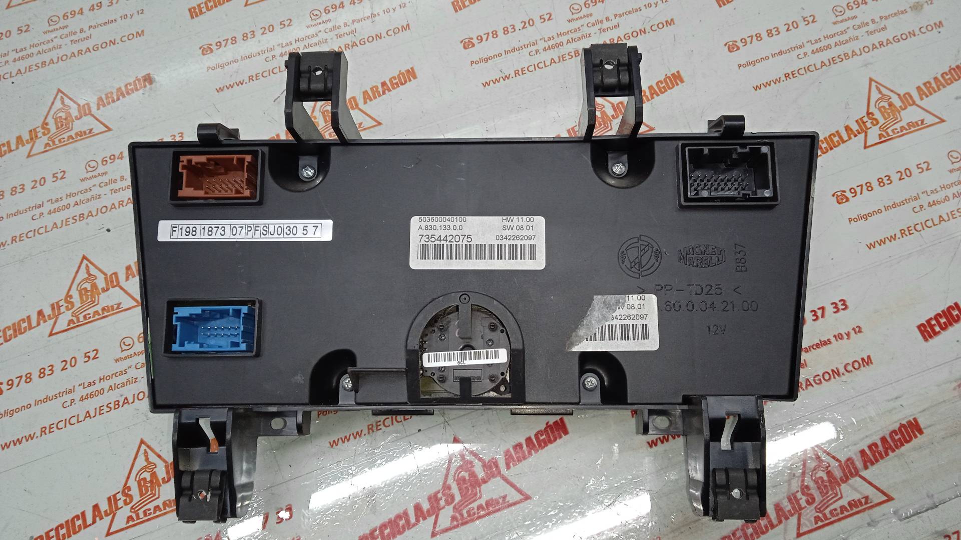 MANDO CLIMATIZADOR FIAT BRAVO 192A8000