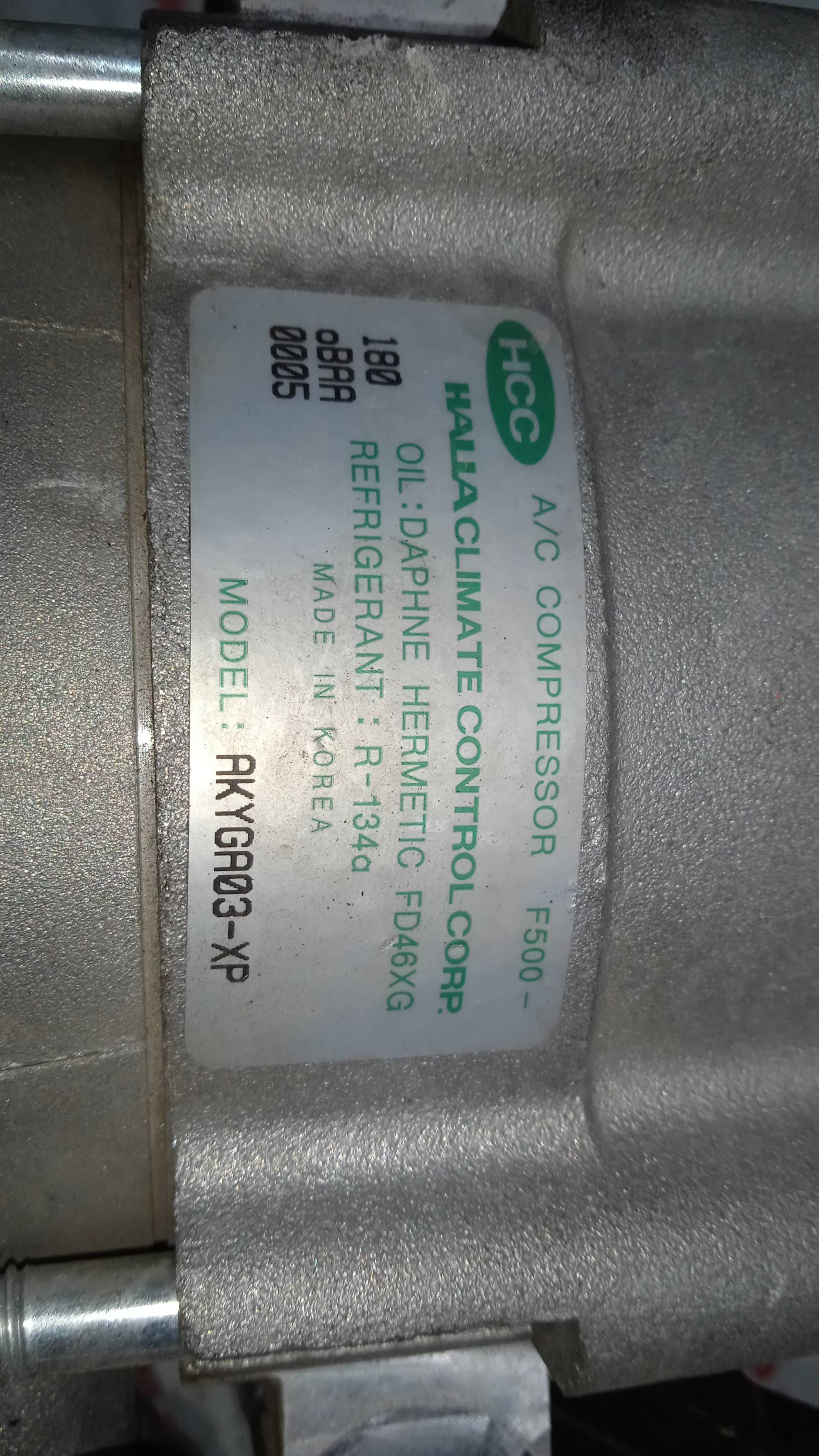 COMPRESOR AIRE ACONDICIONADO HYUNDAI ELANTRA D4EA