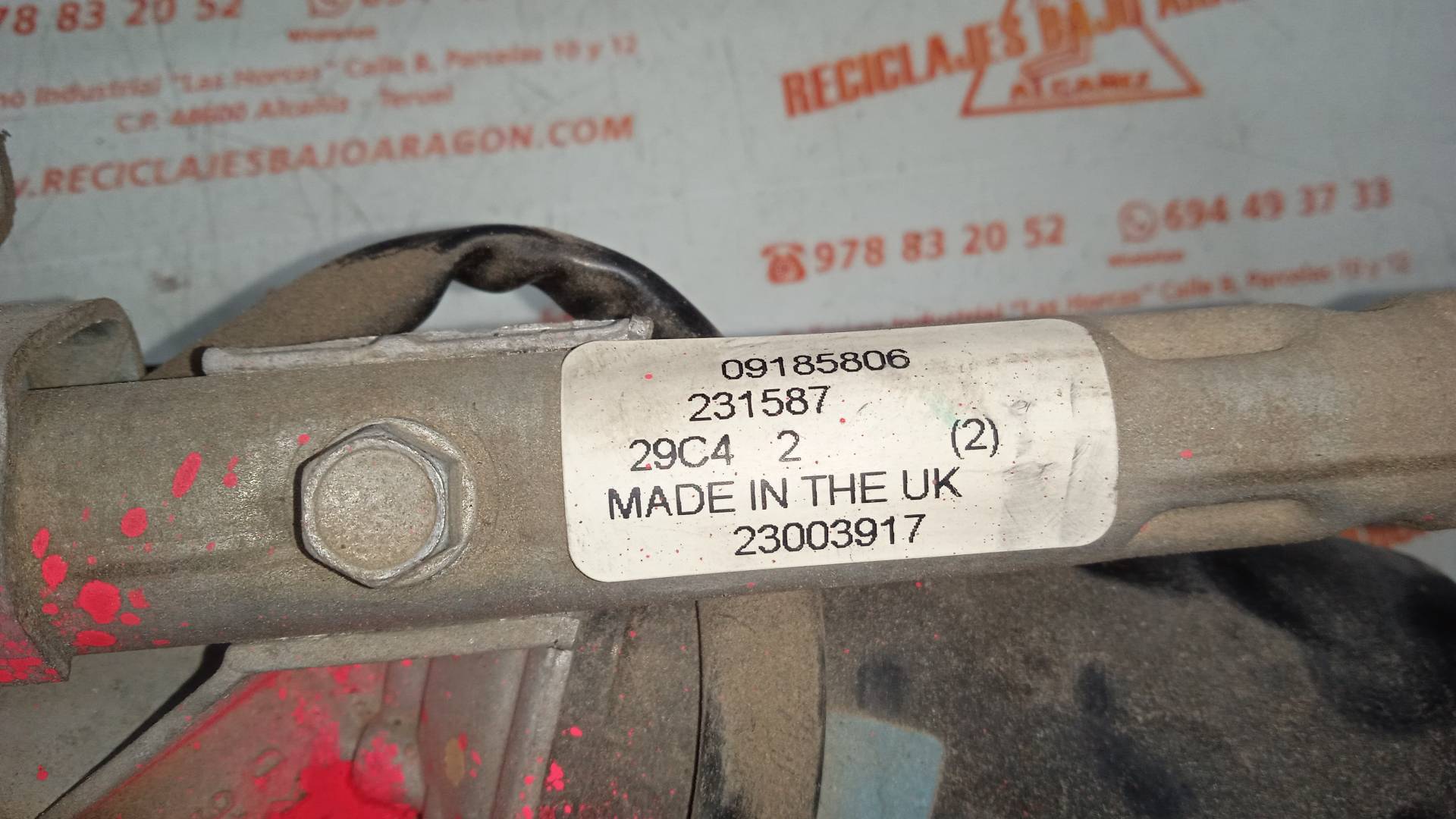 MOTOR LIMPIA DELANTERO OPEL VECTRA Z19DT