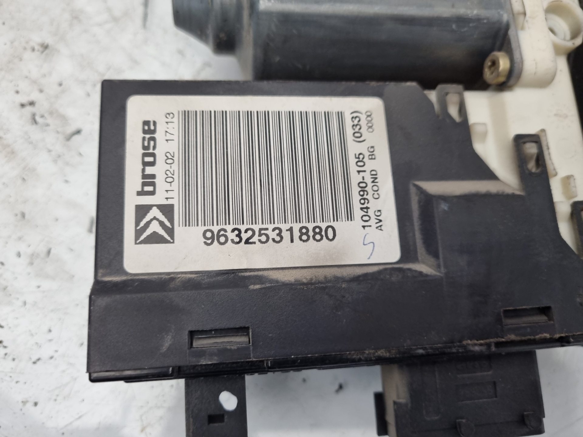 ELEVALUNAS DELANTERO IZQUIERDO CITROEN C5 BERLINA RHZ