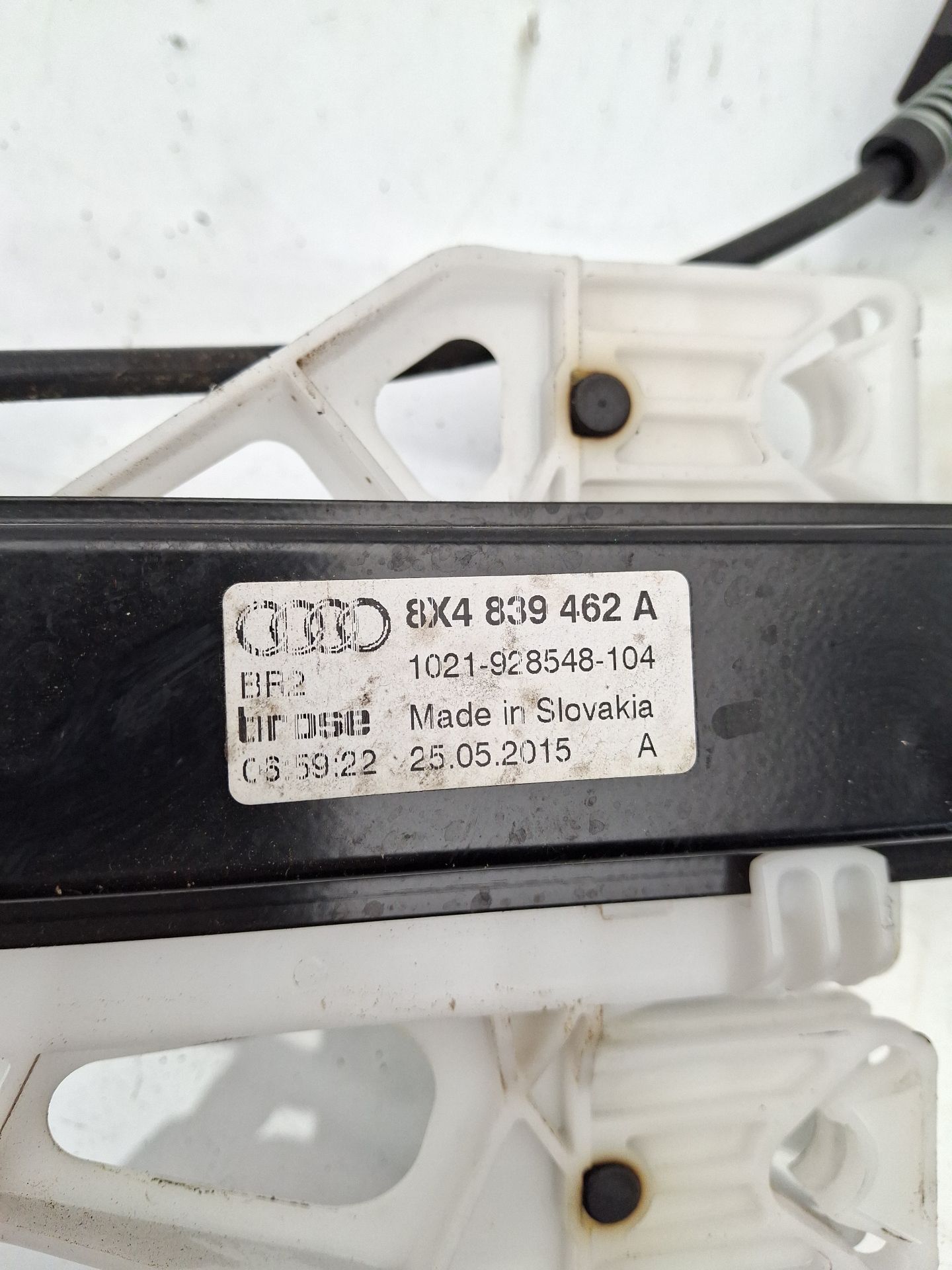 ELEVALUNAS TRASERO DERECHO AUDI A1 