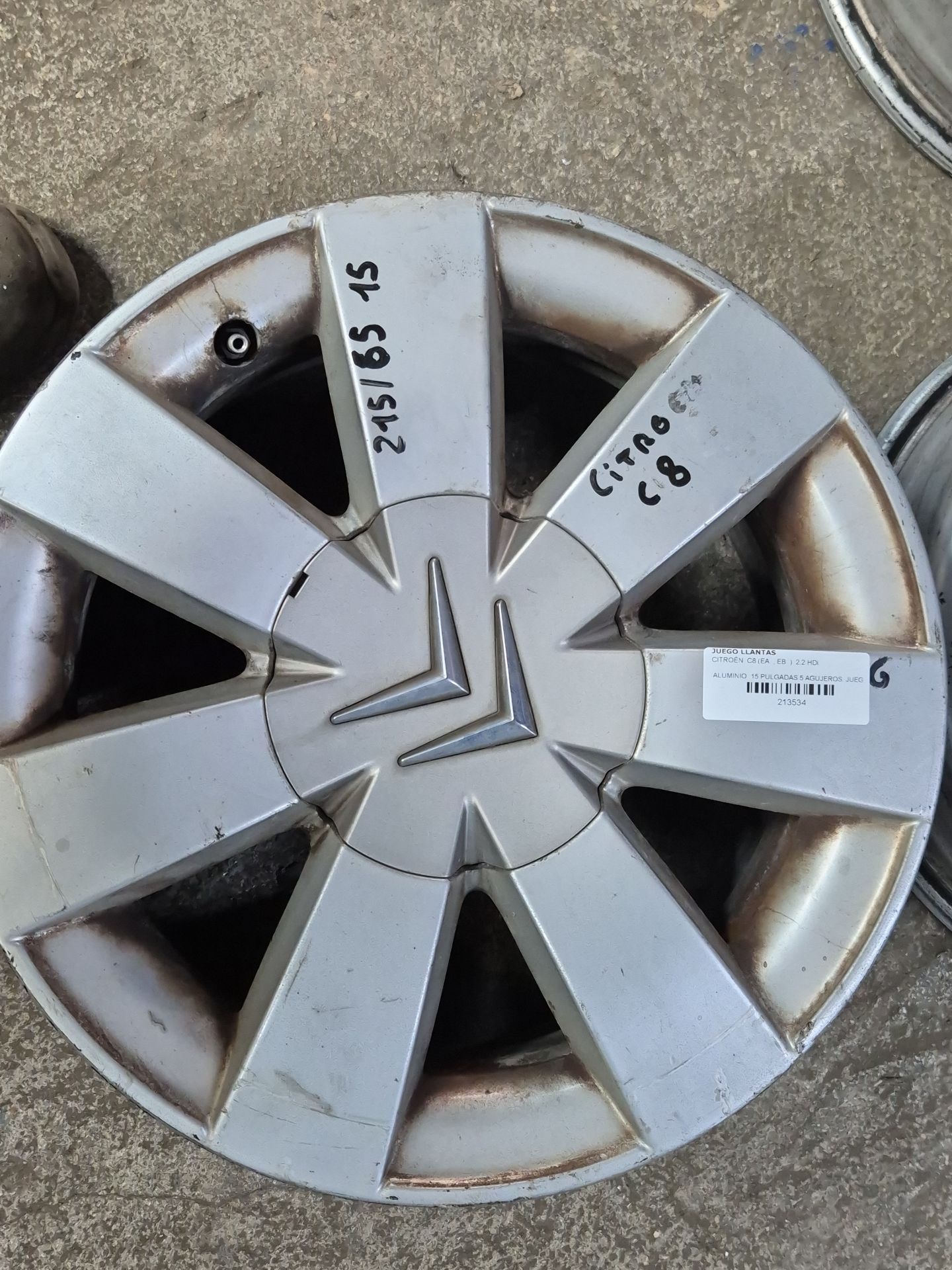 JUEGO LLANTAS CITROEN C8 
