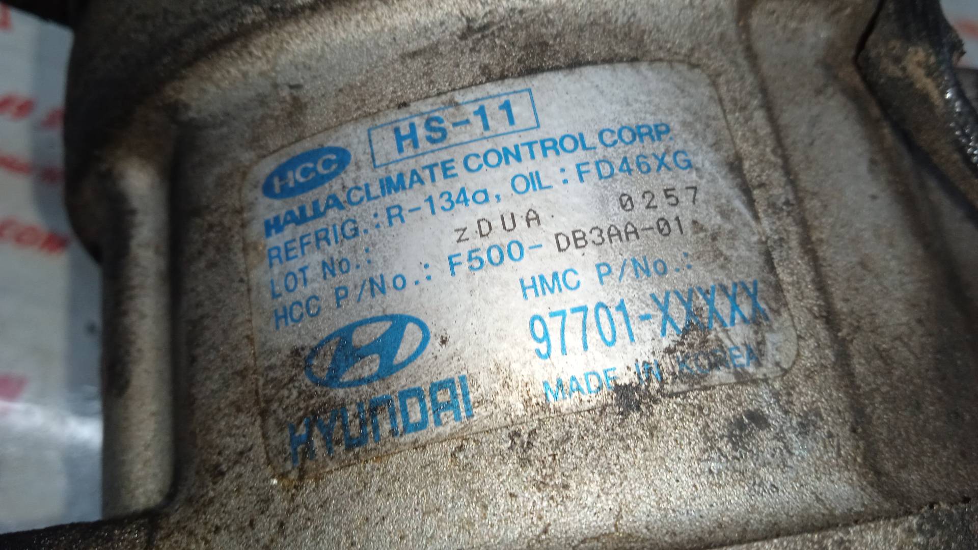 COMPRESOR AIRE ACONDICIONADO KIA PICANTO G4HE