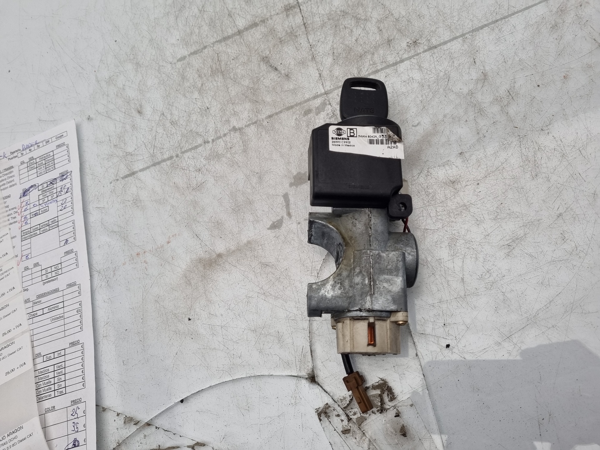 CONMUTADOR DE ARRANQUE NISSAN ALMERA YD22