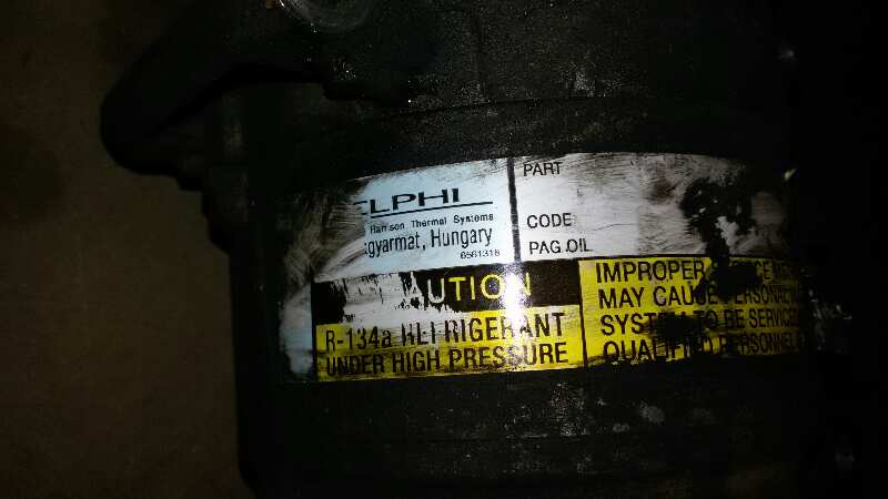 COMPRESOR AIRE ACONDICIONADO RENAULT ESPACE F9QA8