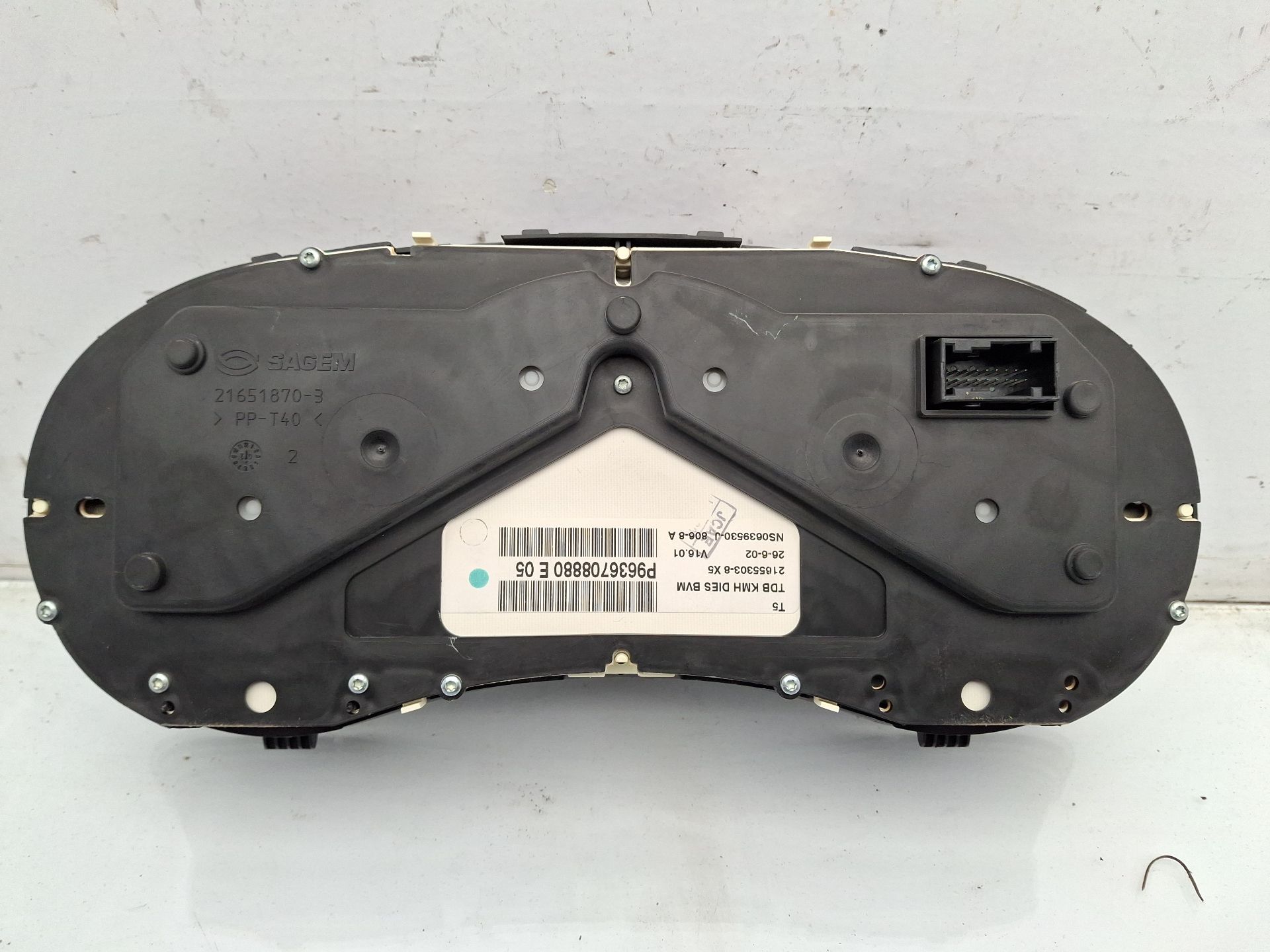 CUADRO INSTRUMENTOS PEUGEOT 307 