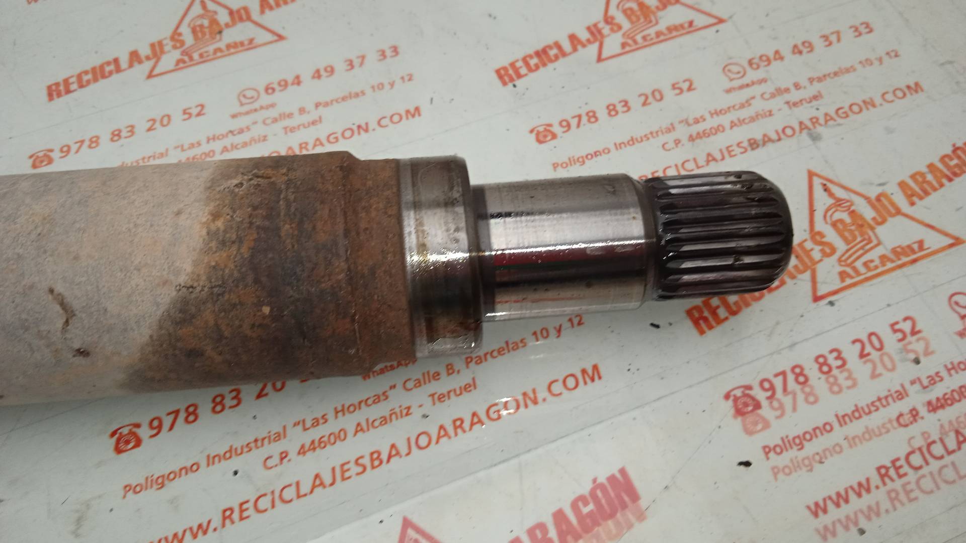 TRANSMISION DELANTERA DERECHA FORD FIESTA F6JB