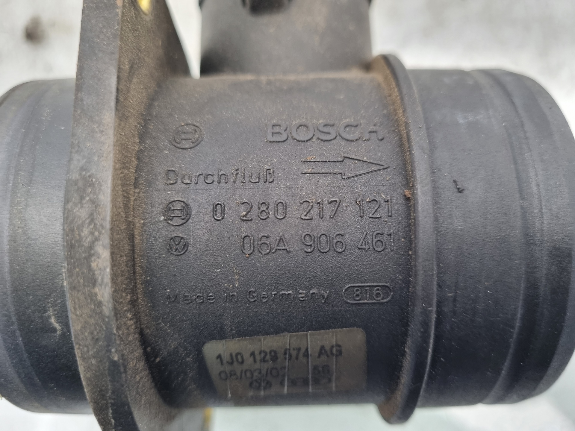 CAUDALIMETRO AUDI A3 ATD