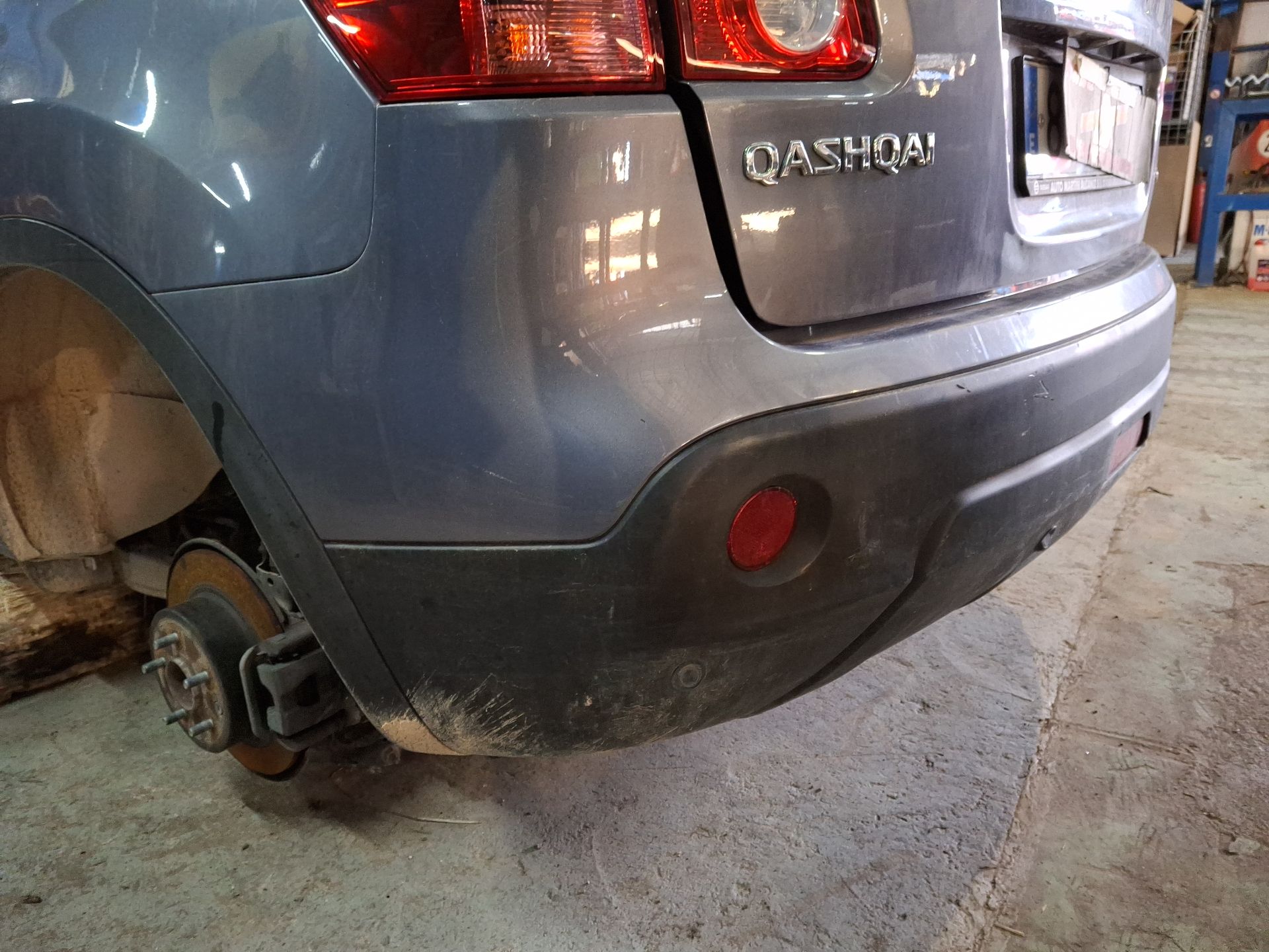 PARAGOLPES TRASERO NISSAN QASHQAI 