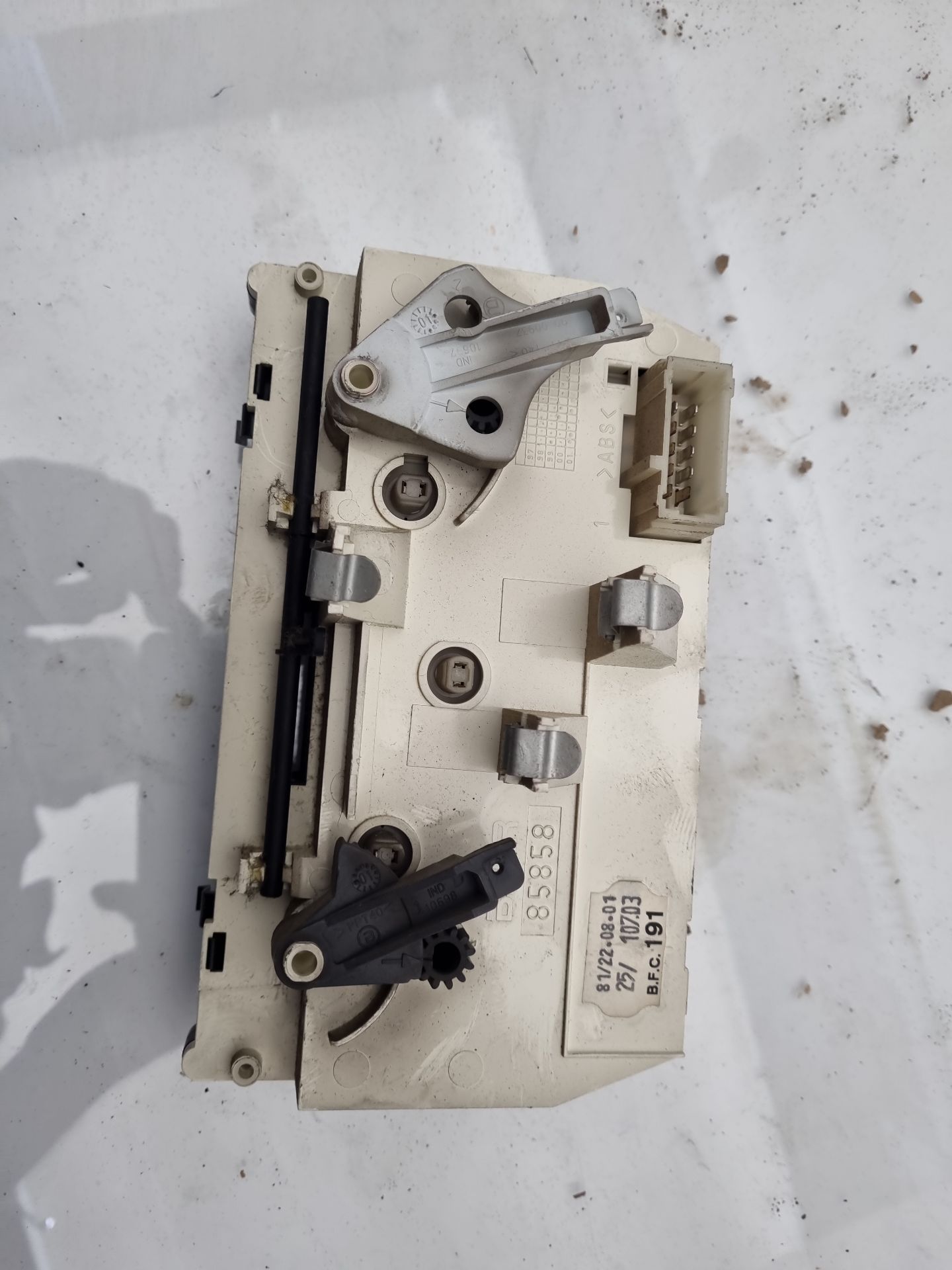 MANDO CALEFACCION / AIRE ACONDICIONADO PEUGEOT 206 