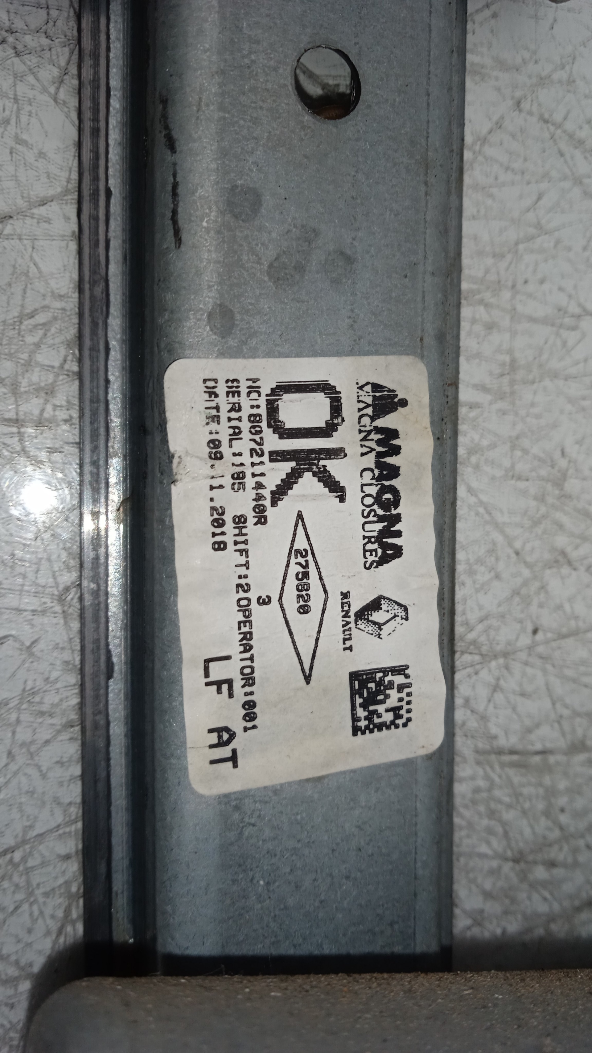 ELEVALUNAS DELANTERO IZQUIERDO DACIA SANDERO H4B B4