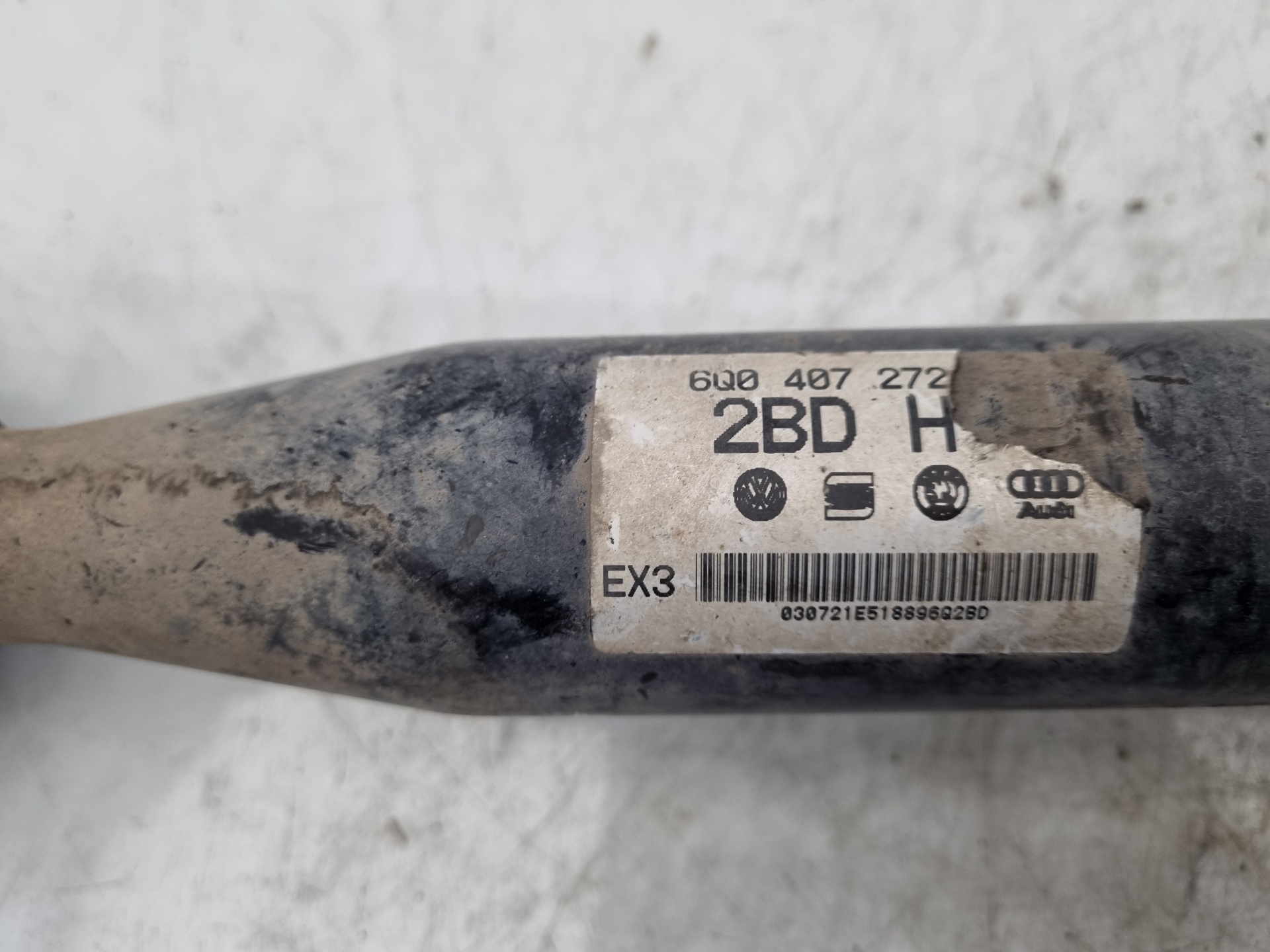 TRANSMISION DELANTERA DERECHA SEAT IBIZA BBZ