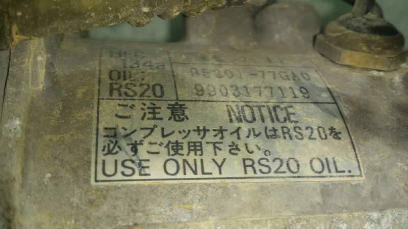 COMPRESOR AIRE ACONDICIONADO SUZUKI JIMNY G13BB