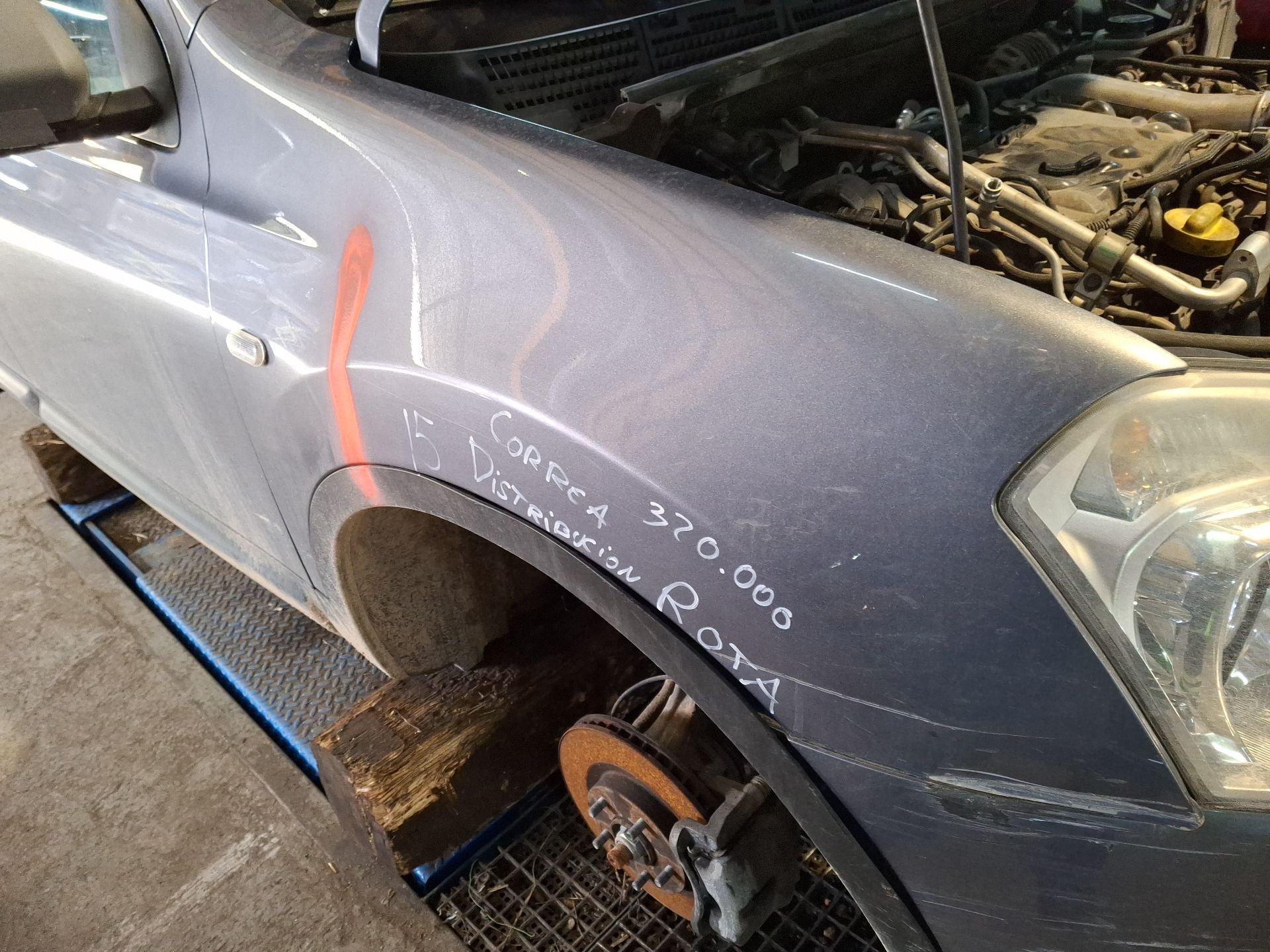 ALETA DELANTERA DERECHA NISSAN QASHQAI 