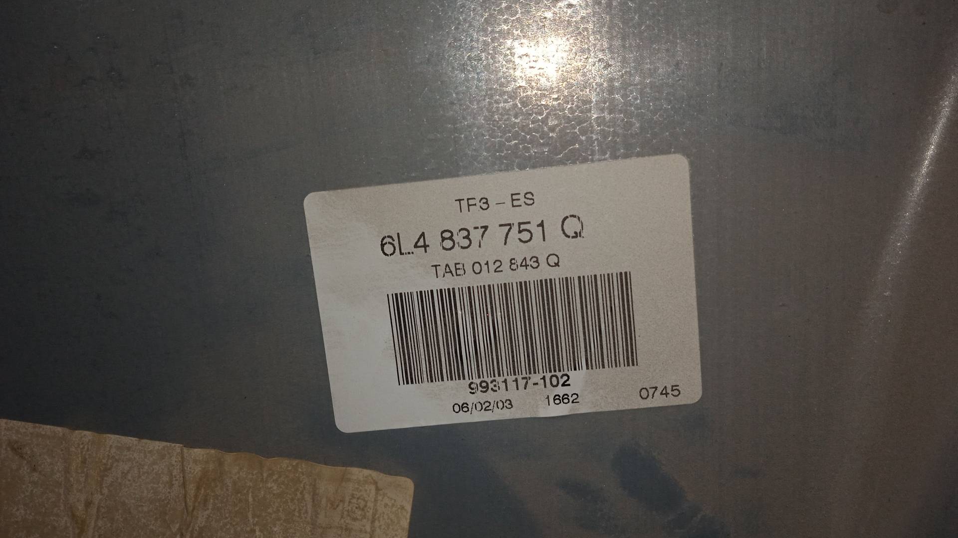 ELEVALUNAS DELANTERO IZQUIERDO SEAT CORDOBA BBY