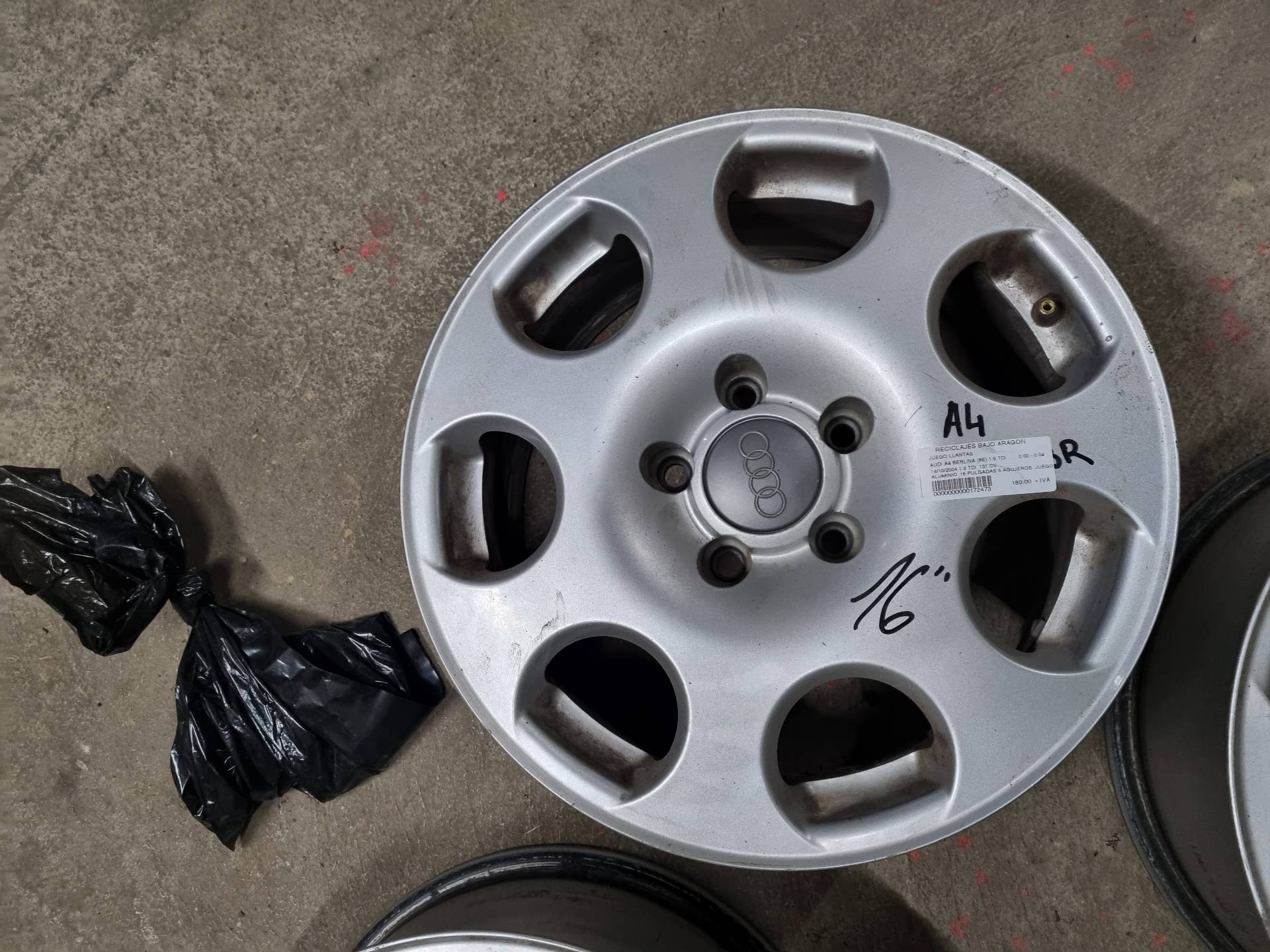 JUEGO LLANTAS AUDI A4 AVF