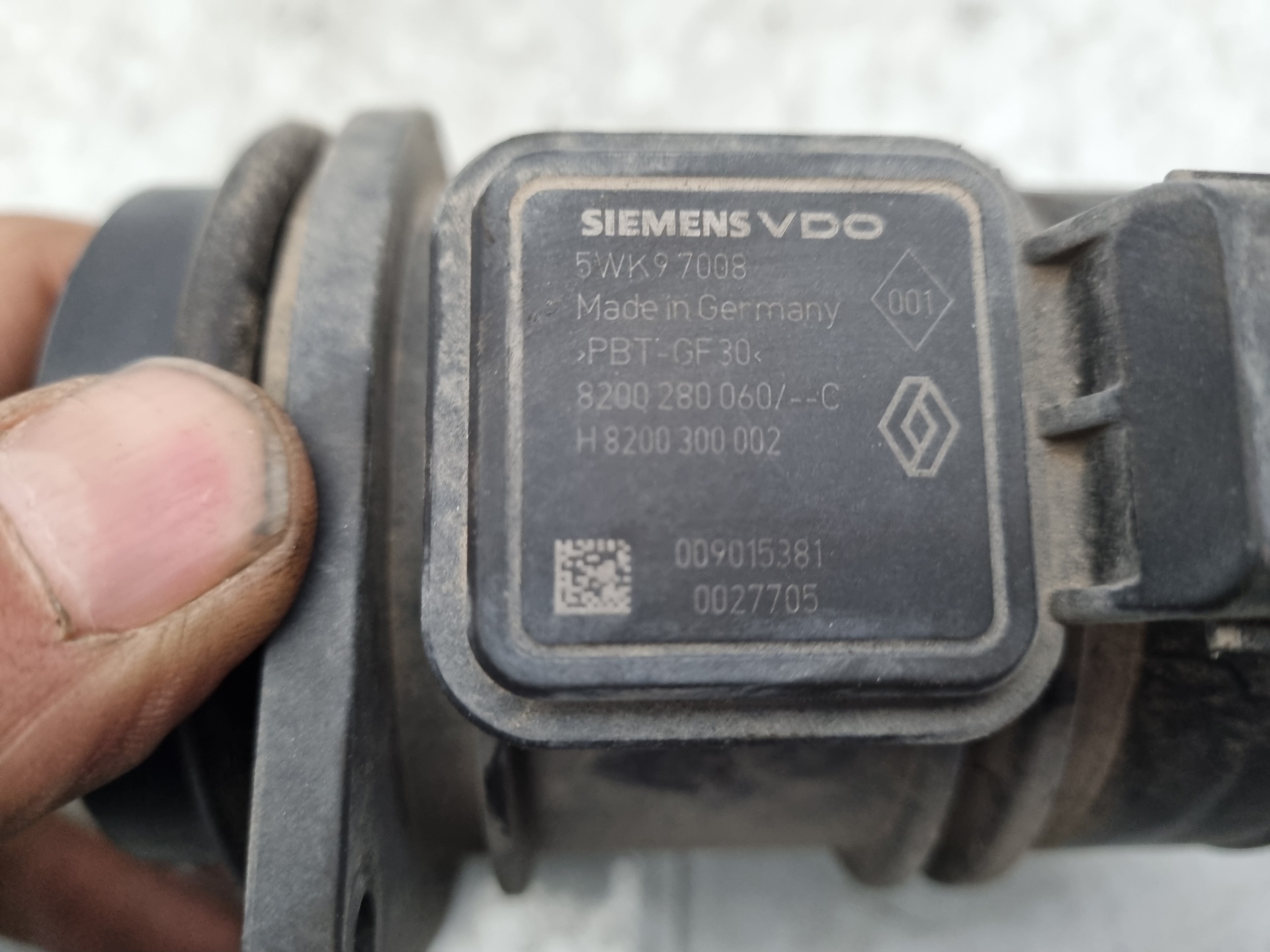 CAUDALIMETRO RENAULT MEGANE K9K P7