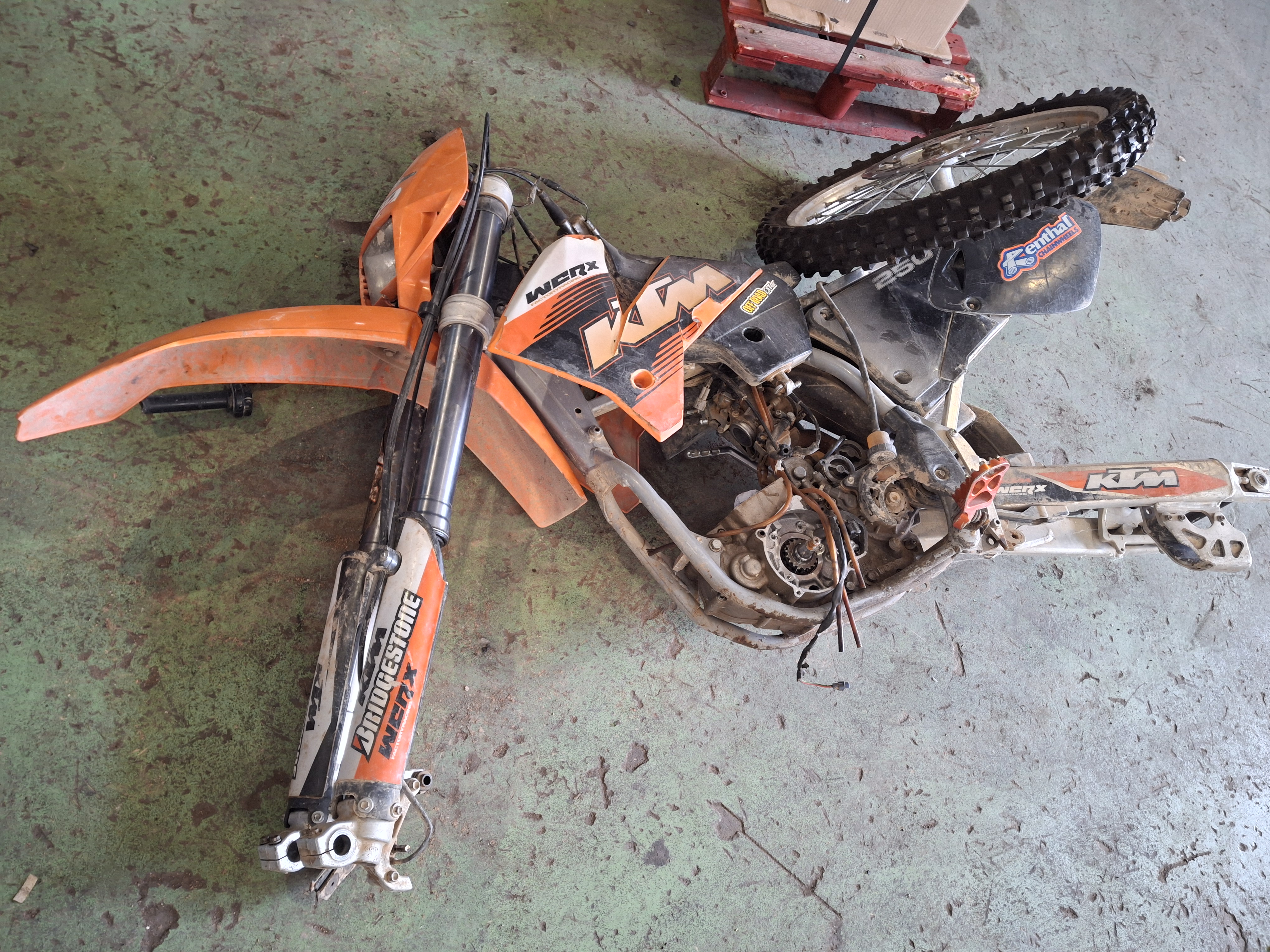 SUBCHASIS KTM ENDURO 