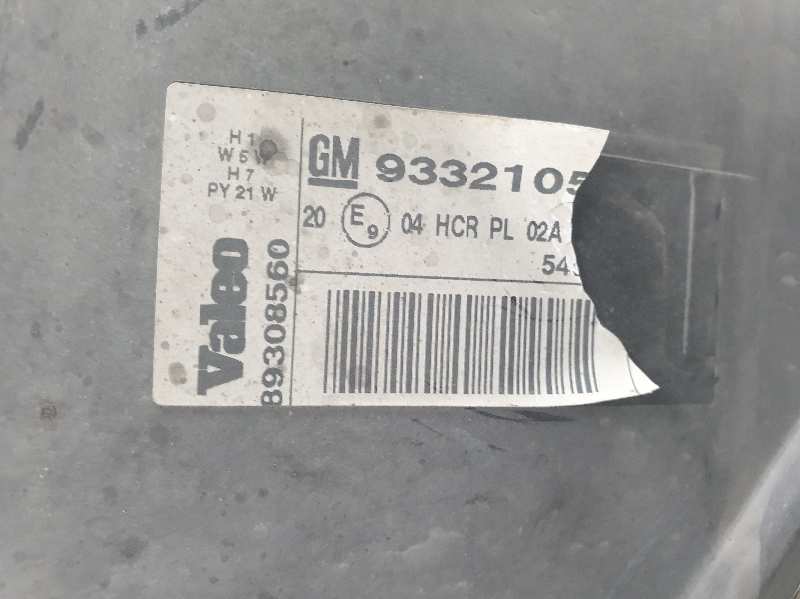 FARO DERECHO OPEL MERIVA Z17DTH