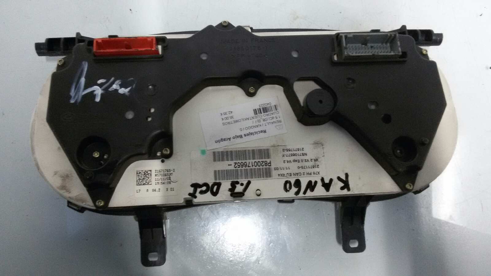 CUADRO INSTRUMENTOS RENAULT KANGOO 