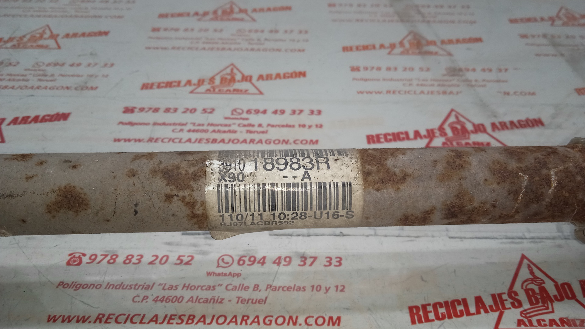 TRANSMISION DELANTERA IZQUIERDA DACIA SANDERO K9K892