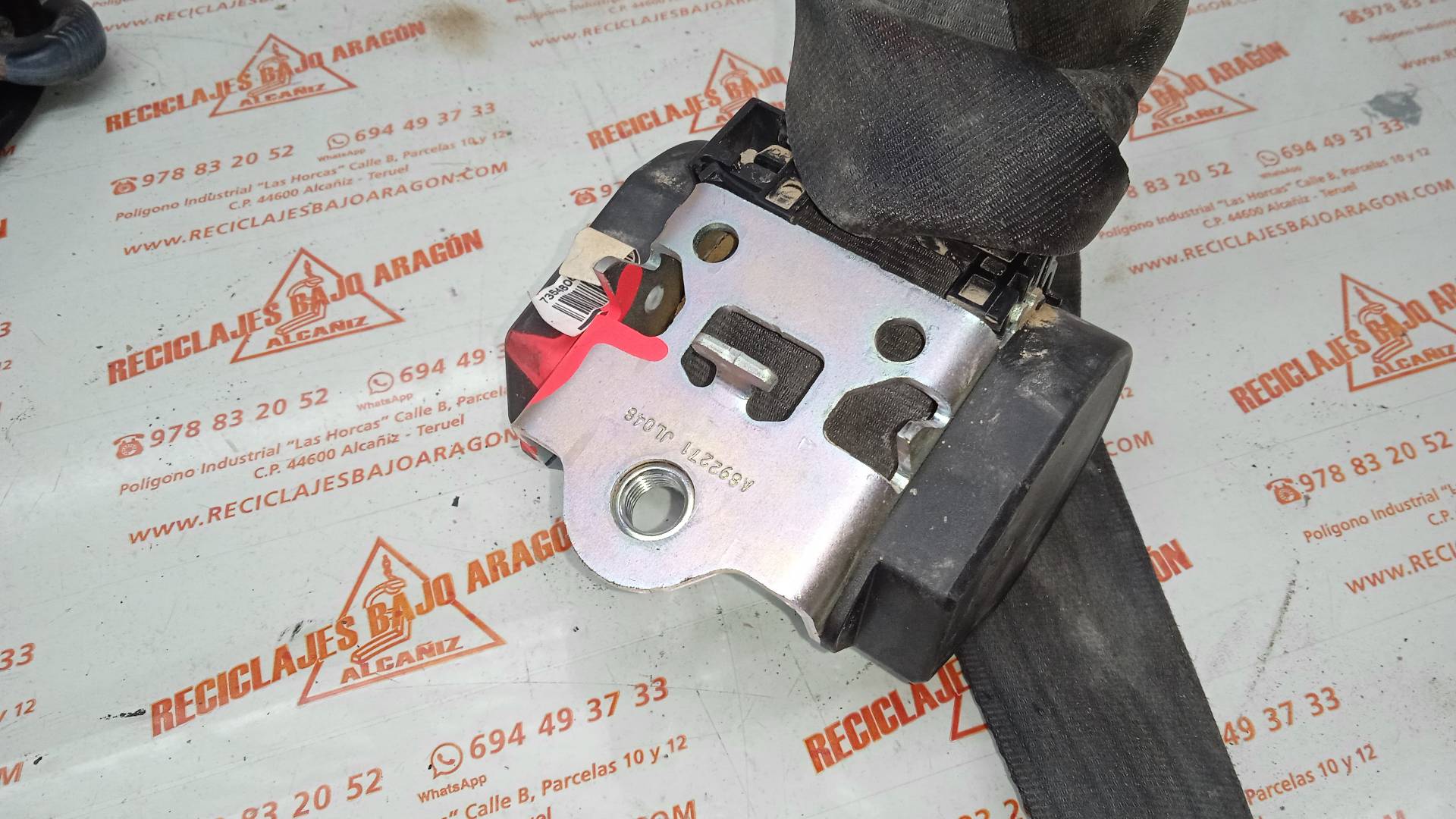 CINTURON SEGURIDAD DEL. DCHO. FIAT DOBLO D199A2000