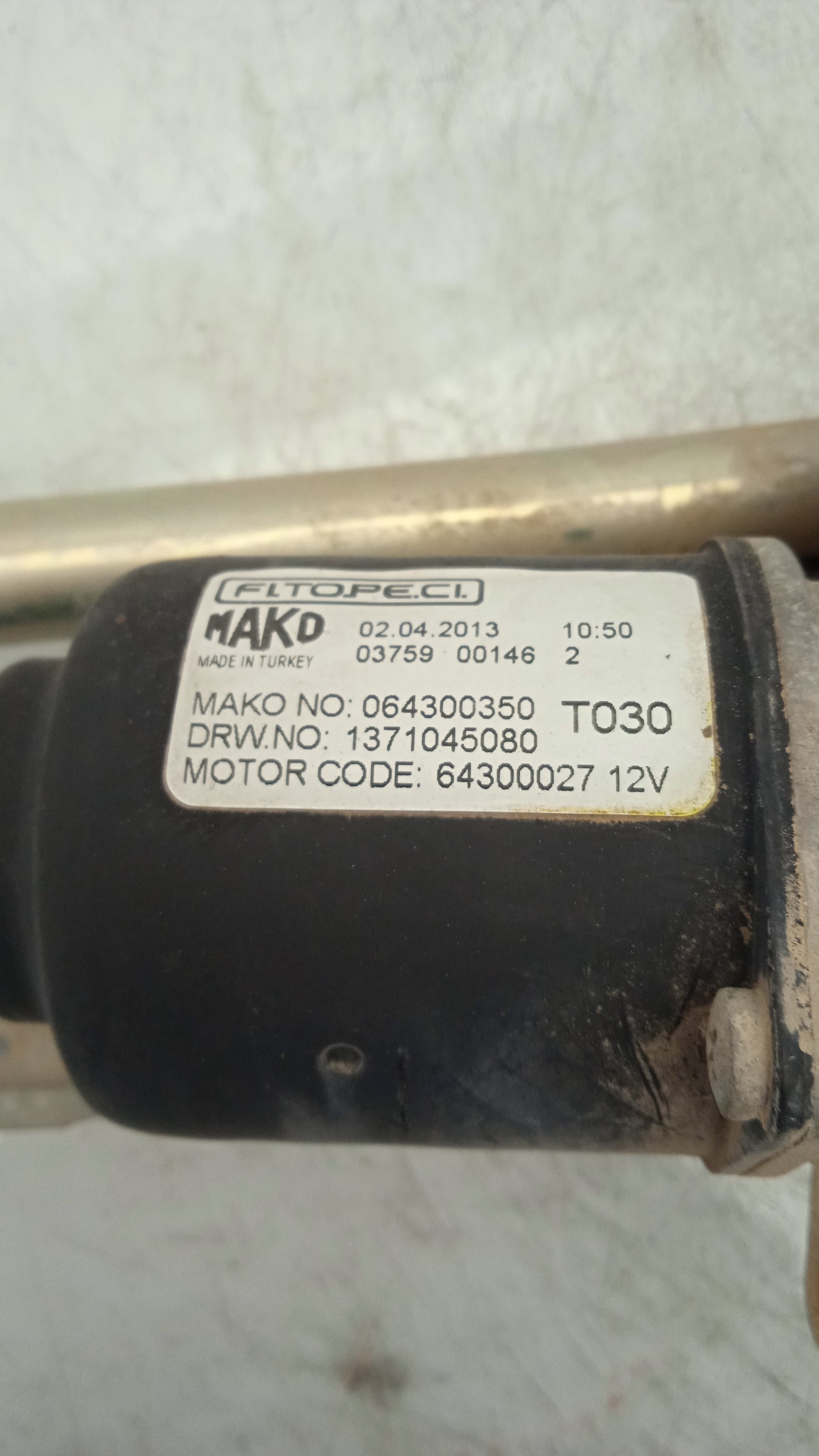 MOTOR LIMPIA DELANTERO CITROEN NEMO 199A9000