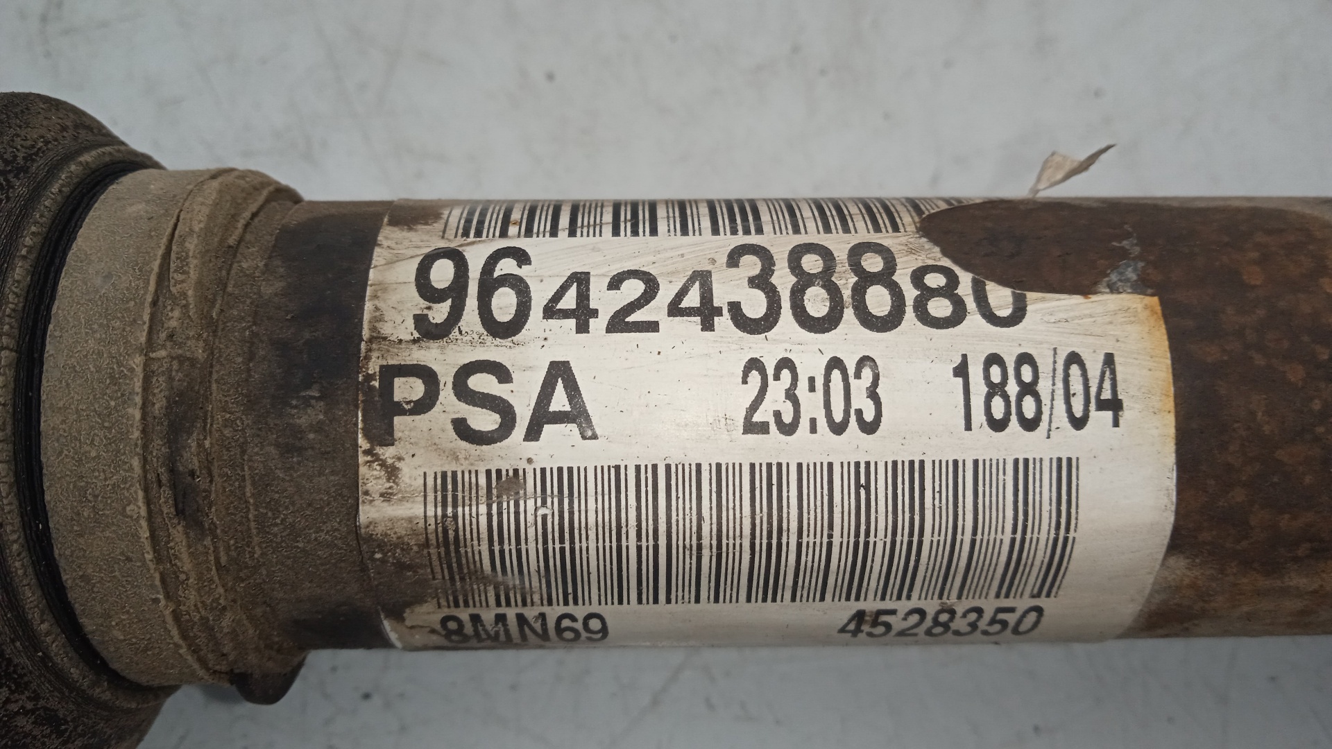 TRANSMISION DELANTERA IZQUIERDA PEUGEOT 407 