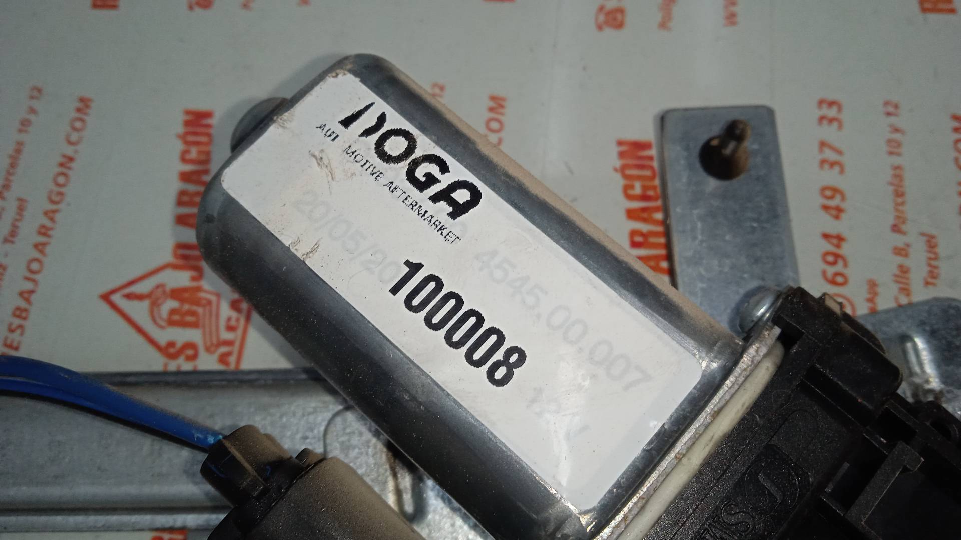 ELEVALUNAS DELANTERO DERECHO CITROEN BERLINGO WJZ