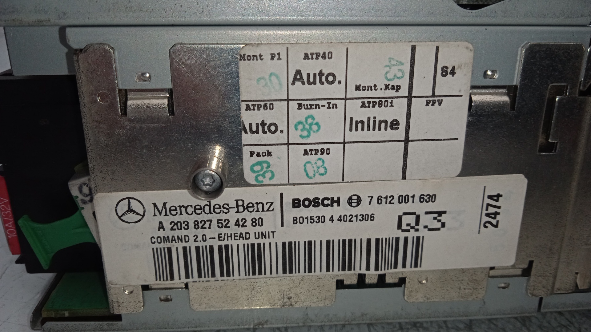 PANTALLA MULTIFUNCION MERCEDES-BENZ CLK M271940