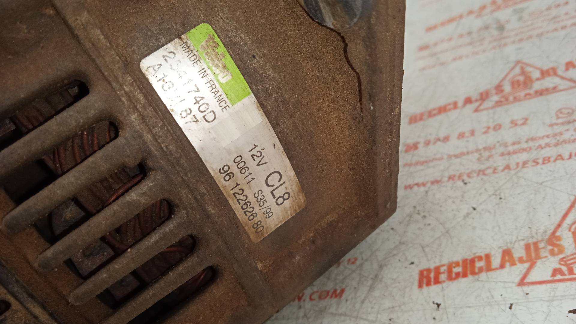 ALTERNADOR CITROEN JUMPER 