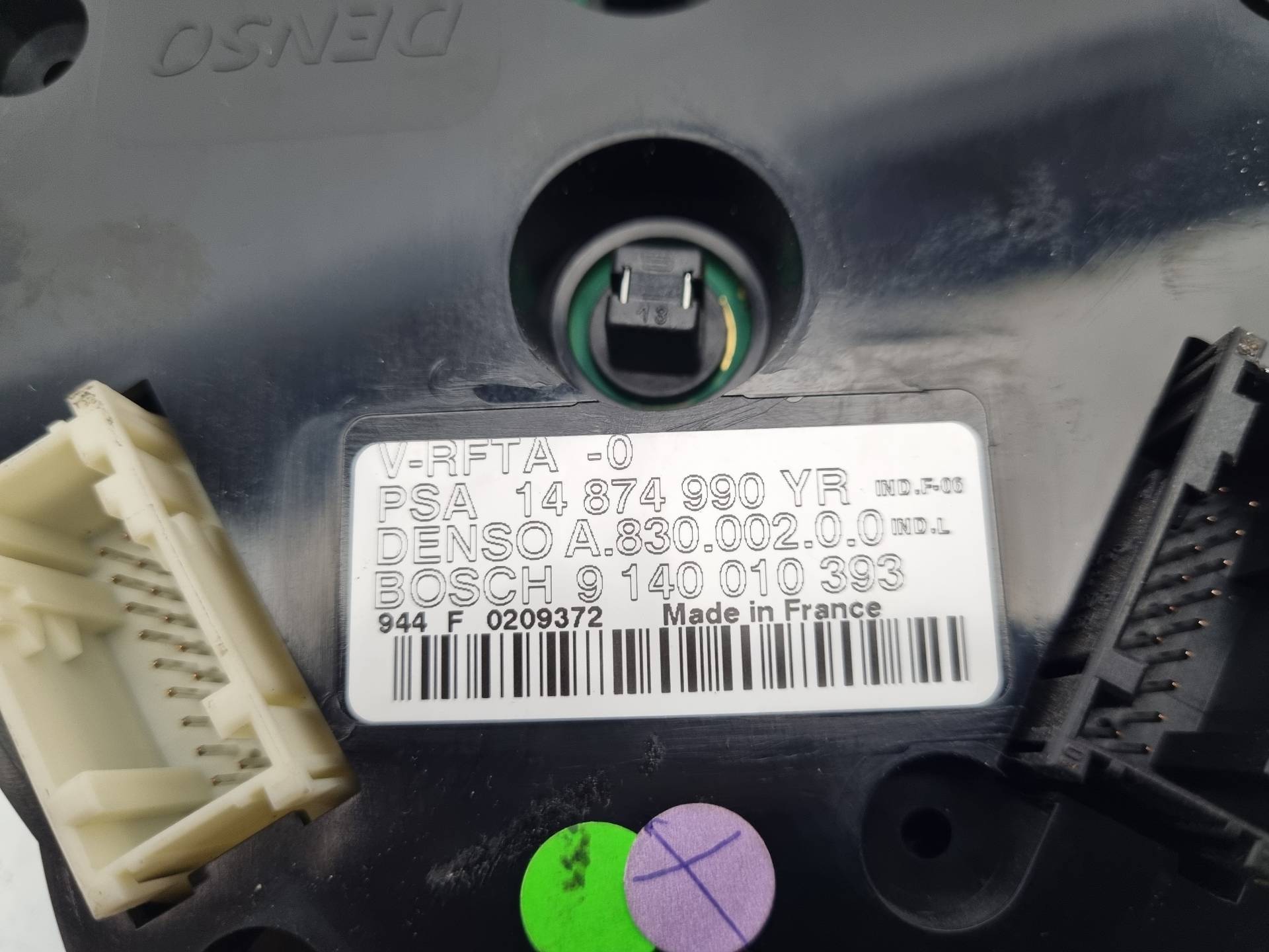 MANDO CALEFACCION / AIRE ACONDICIONADO FIAT ULYSSE 4HW(DW12ATED4)