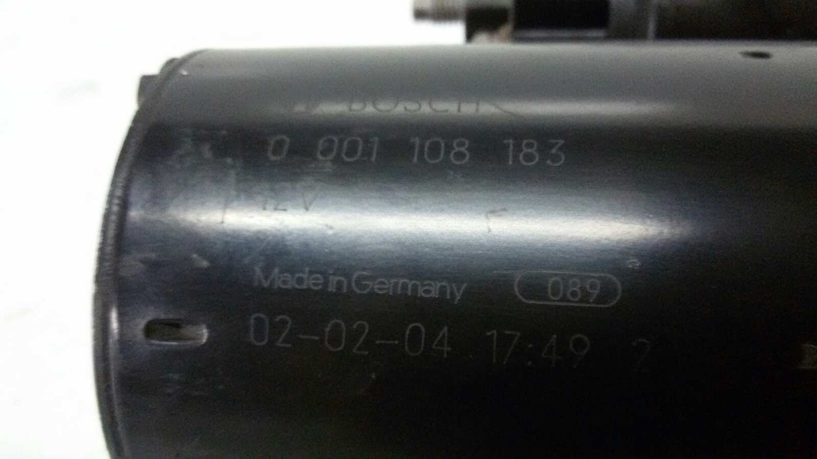 MOTOR ARRANQUE PEUGEOT 206 WJY