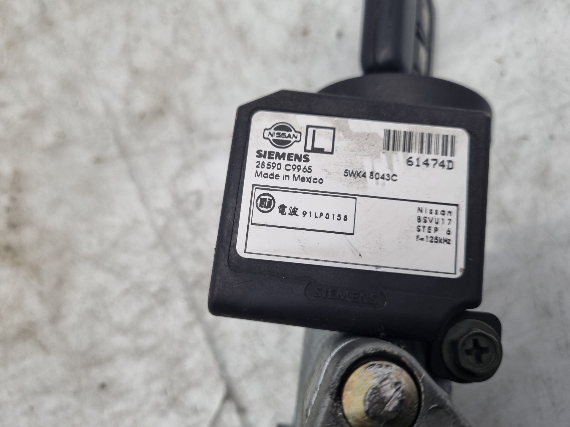 CONMUTADOR DE ARRANQUE NISSAN PRIMERA QG18DE